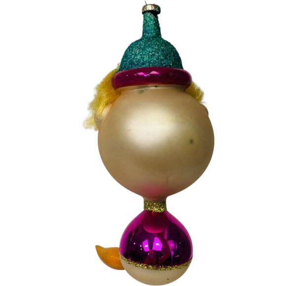 De Carlini Glass Vintage Cat Christmas Tree Ornament Made in Italy Hand Painted - Picture 4 of 13